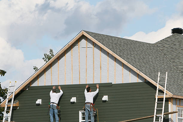 Professional Siding Contractor technician working in South Vienna, OH